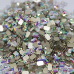 High Quality K9 Glass Rhinestone Crystal Loose Flatback Non-Hotfix Zircon Glue on for Nails and Phones Bulk Shaped Crystal Shards
